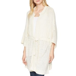 NWT UGG Cream Kennedy Poncho Cardigan Sweater